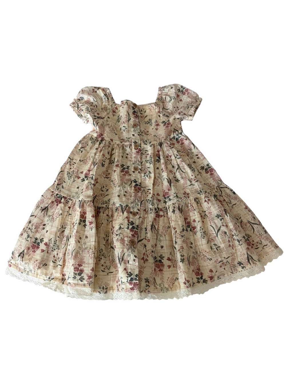 Girls Joie Short Sleeve Floral Dress NWT Size 5T